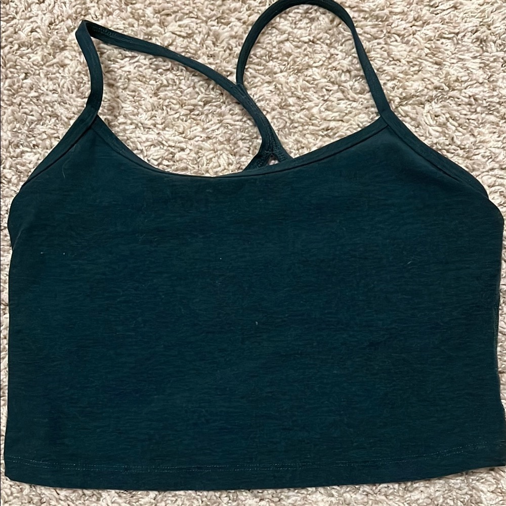 Women's Dark Green Top beyond yoga
